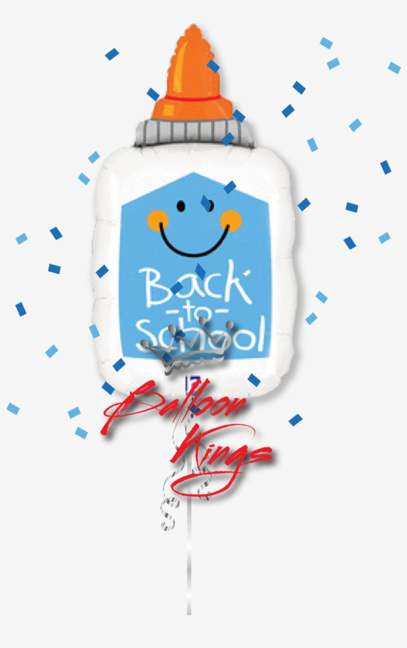 Welcome Back To School Glue - 33" Foil Shape Balloon Back To School Glue - Mylar, transparent png download