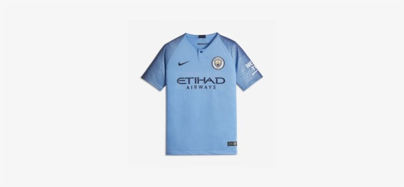 Manchester City Home Jersey - Manchester City 2018 19, transparent png download