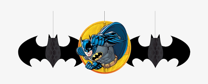 Batman Honeycomb Hanging Decorations - Decoration Batman, transparent png download