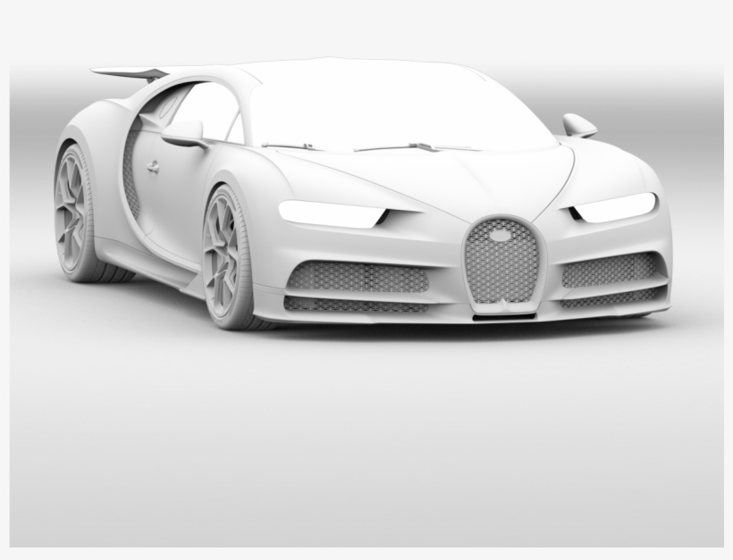 Bugatti Chiron Practice Render - Supercar, transparent png download