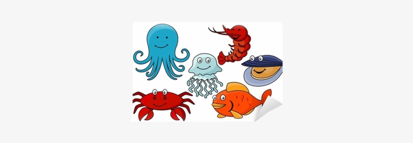 Color Animales Marinos Dibujos, transparent png download