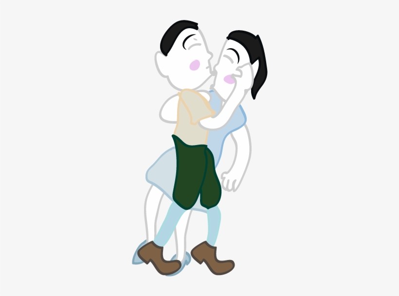 Shurk Yung Kissing Sena What A Cute Couple - Cartoon, transparent png download