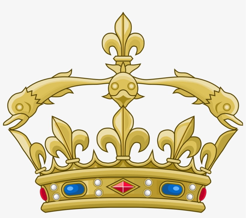 Crown Of The Dauphin Of France - Diana And Charles Monogram, transparent png download