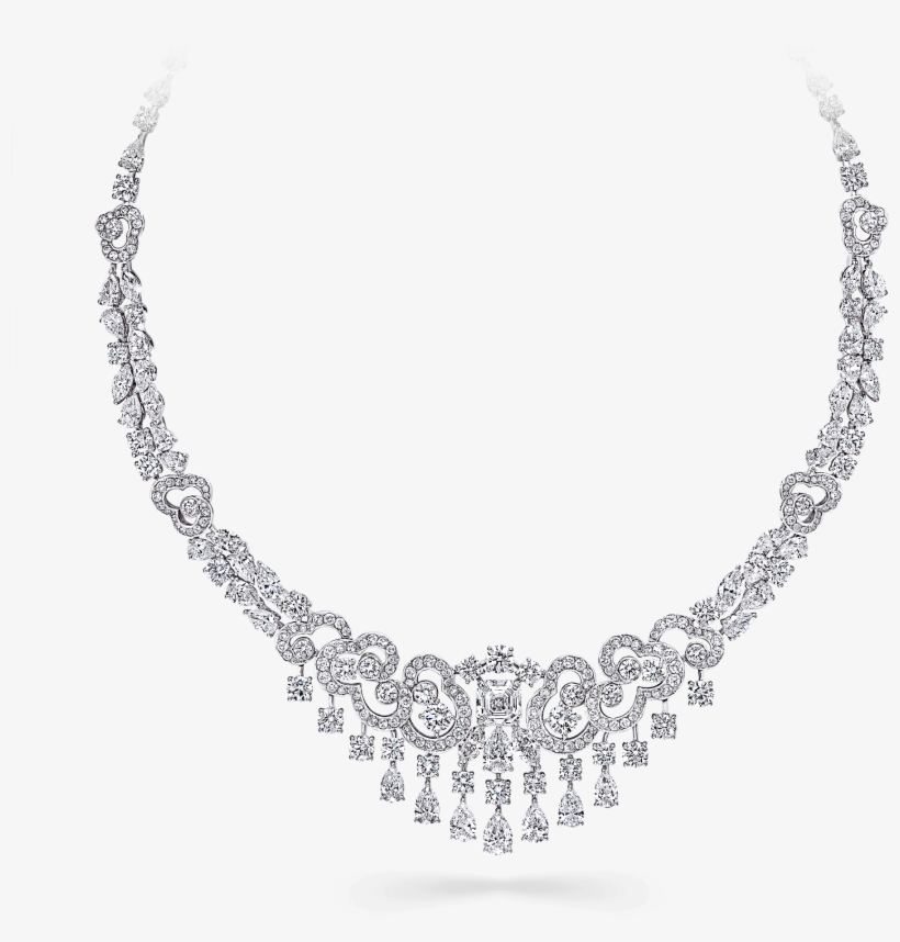 A Graff Nuage Diamond Necklace - Graff Diamond Chain Necklace, transparent png download
