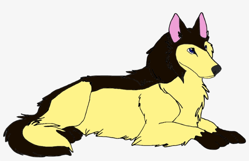 Airi Laying Down - Cartoon, transparent png download
