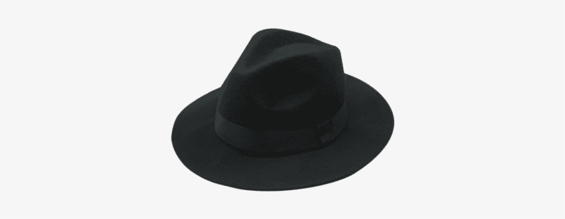 Chic Wide Brim Felt Fedora Hat - Hats, transparent png download