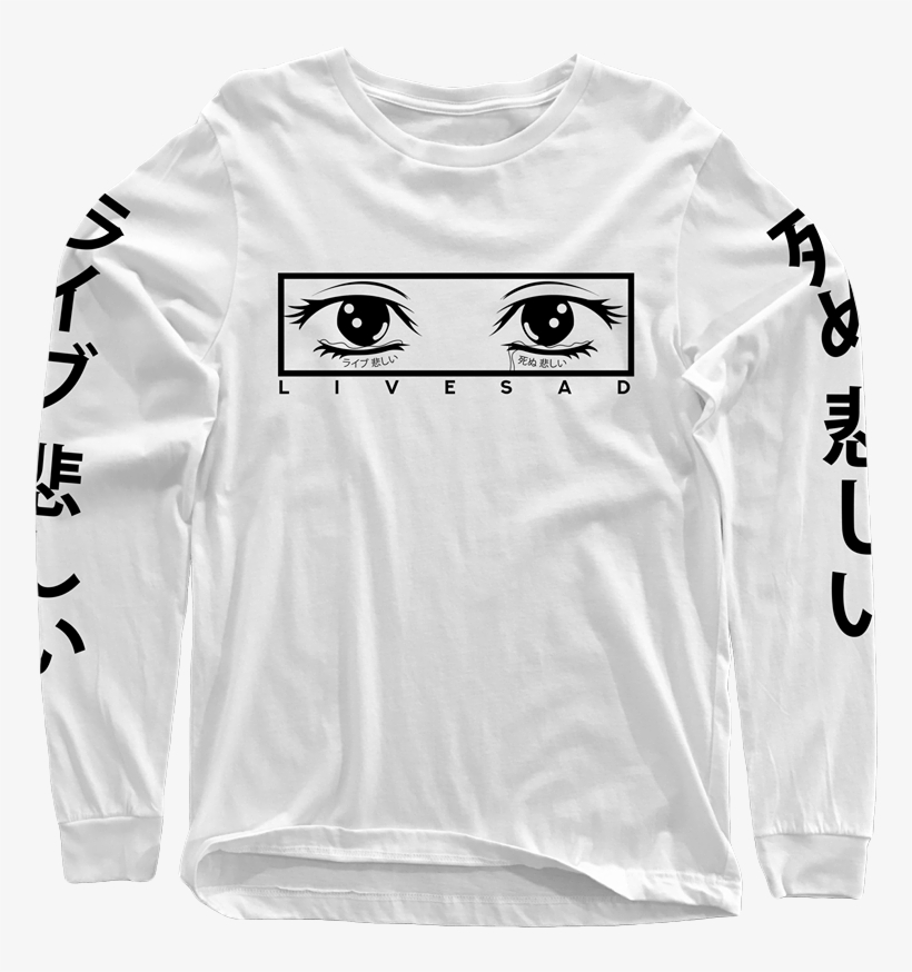 Image Of Crying Eyes Long Sleeve - Adidas Girls Are Awesome, transparent png download