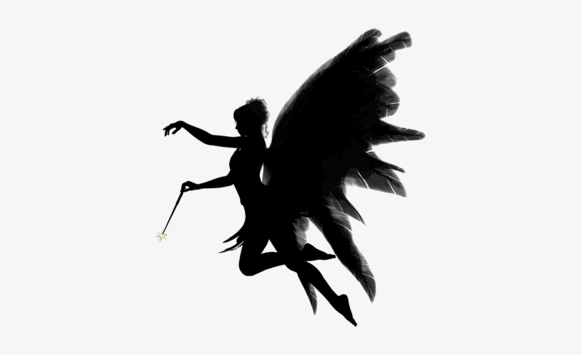 Clipart Angel Silhouette - Silhouette Angel, transparent png download