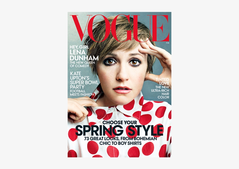 January - Lena Dunham Vogue, transparent png download