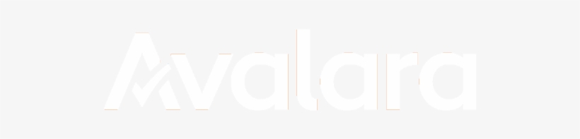 Avalara Logo White - Tan, transparent png download