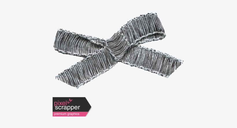 Mix & Match Black & White Bow - Thread, transparent png download