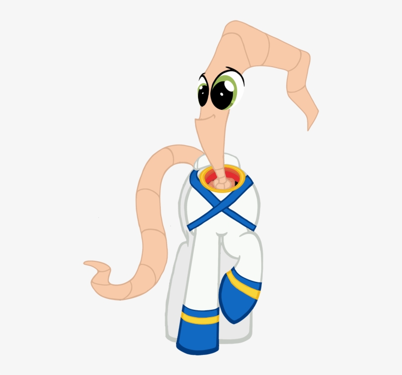 Assiel, Crossover, Earthworm Jim, Ponified, Safe, Solo - Earthworm Jim, transparent png download