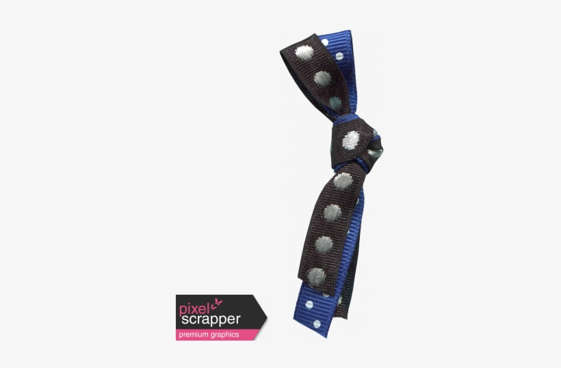 Blue & Black Knotted - Polka Dot, transparent png download