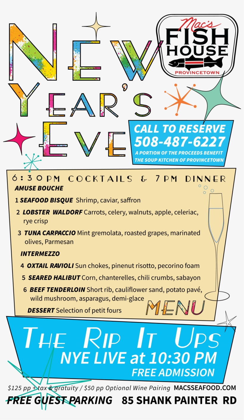 New Year's Eve Dinner & Live Music At Mac's Fish House - Blu-ray Disc, transparent png download