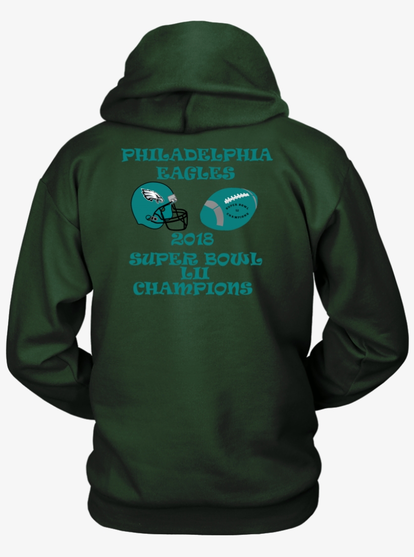 Philadelphia Eagles 2018 Super Bowl Lii Champions Unisex - January Guy Hoodie, transparent png download