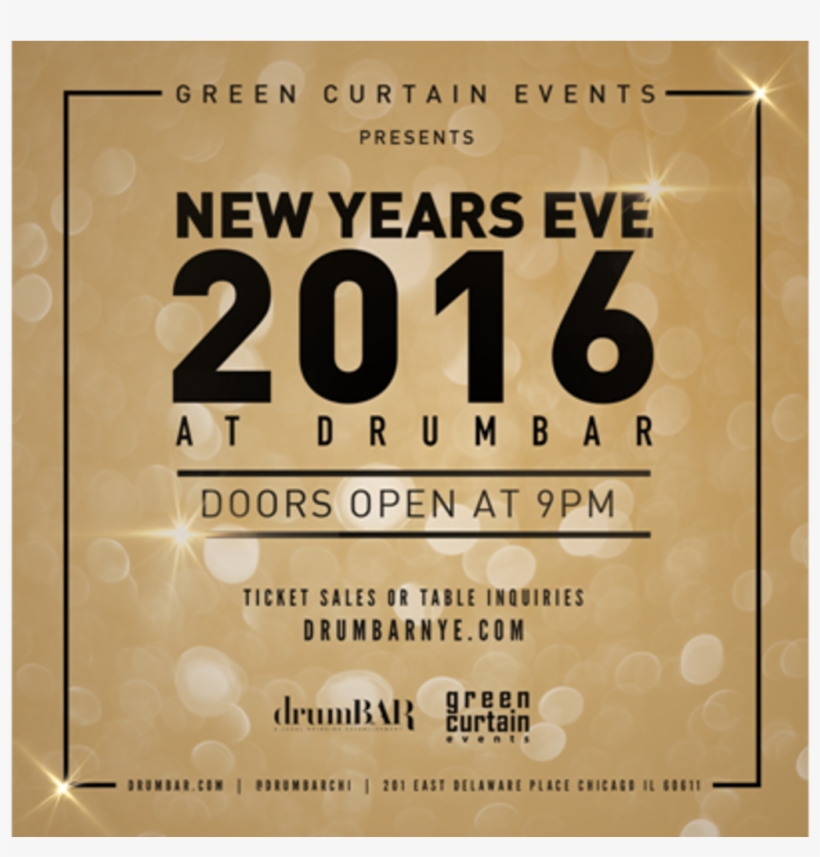 New Year's Eve 2016 At Drumbar - News Va, transparent png download