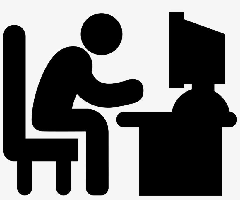 Man Typing On Computer Desk Comments - Eat Sleep Dive Repeat, transparent png download