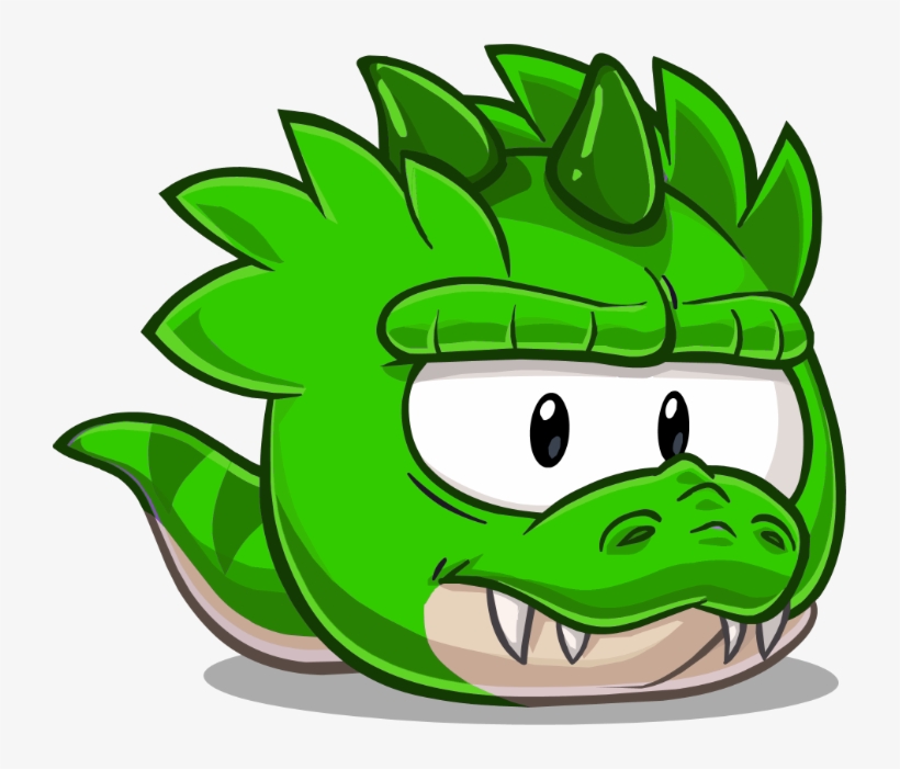 Green T-rex Puffle - Puffle T Rex, transparent png download