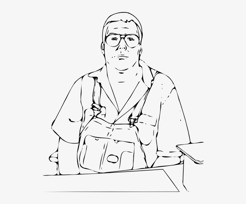 How To Set Use Man At Desk Icon Png - Clip Art, transparent png download