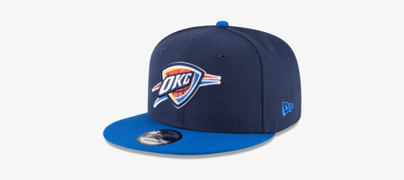 Oklahoma City Thunder New Era Flat Bill Snap Back Cap, transparent png download