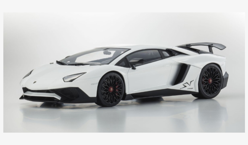 Lamborghini Aventador Lp 750-4 Sv C09521w Kyosho - Lamborghini Aventador Sv White Uk, transparent png download