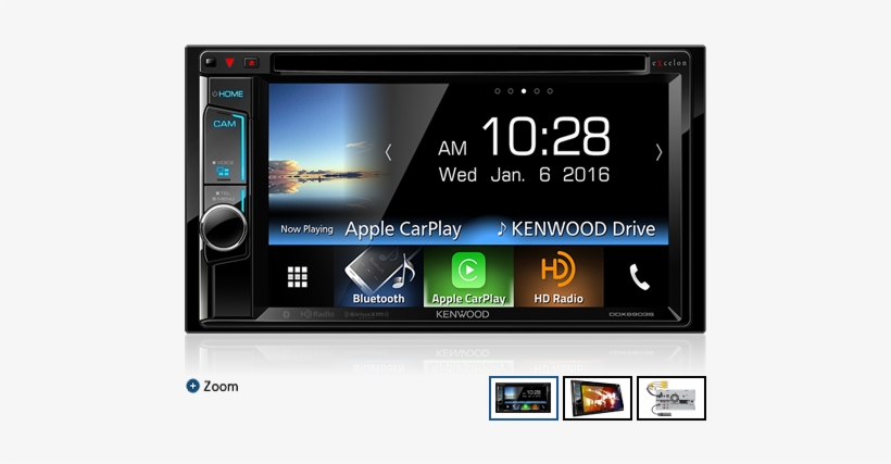 Ddx6903s Kc Car Audio - Kenwood Ddx6903s 6.2" Excelon Double-din With Apple, transparent png download