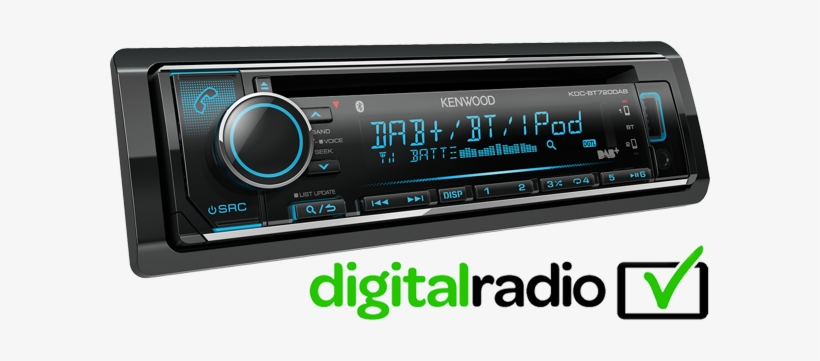 Save 33% Kenwood Kdc-bt720dab - Kenwood Kdc-x302 Cd Receiver W/ Bluetooth, transparent png download