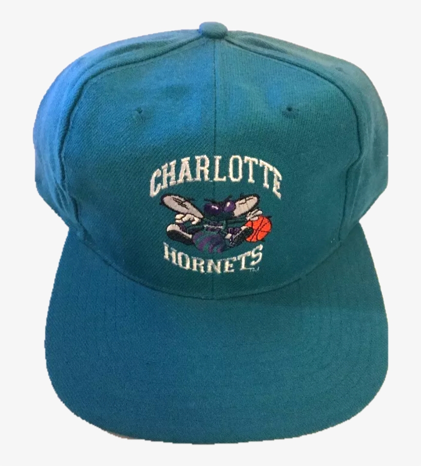 Vintage Charlotte Hornets Snapback, transparent png download