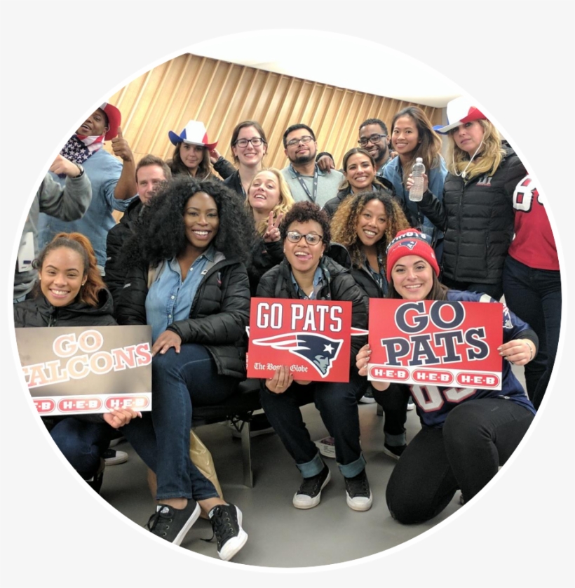 Our Team Of Product Specialists And Promotional Models - New England Patriots, transparent png download