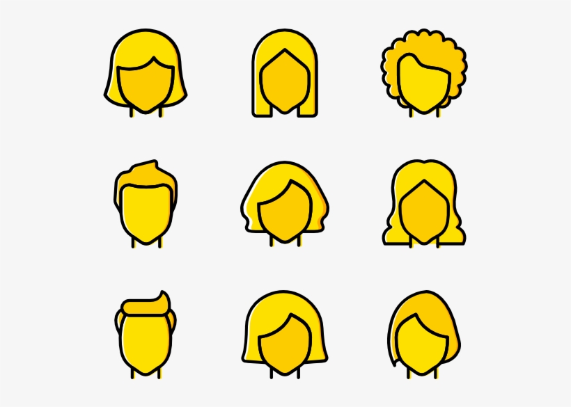 Hairstyles - Illustration, transparent png download