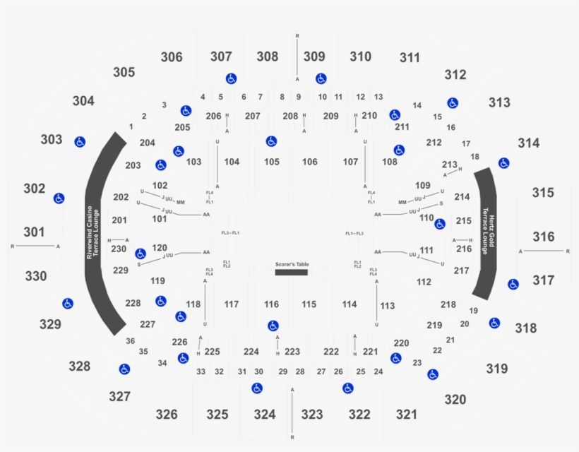 Legend - Chesapeake Energy Arena 308, transparent png download