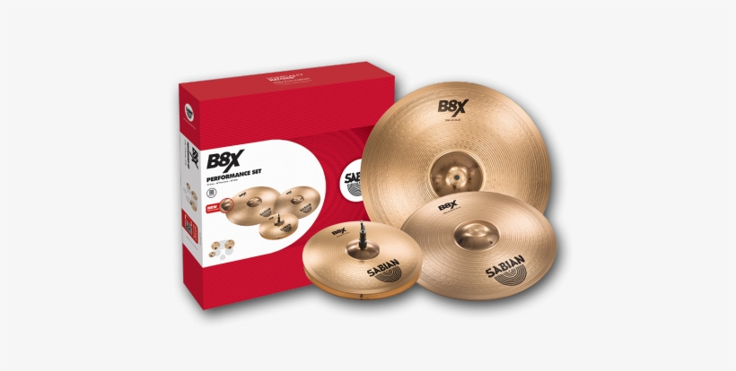 Sabian 45003x B8x Performance Set 14/16/20" Cymbal, transparent png download