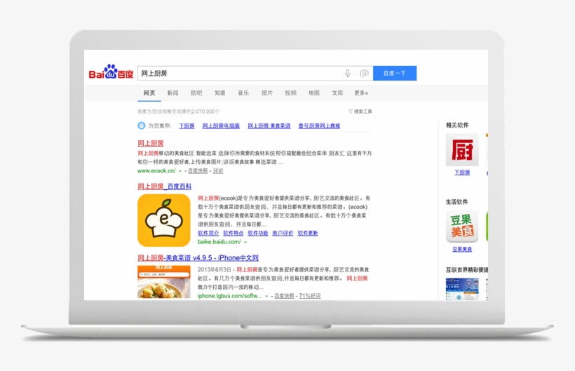 Baidu Ppc Management - 下 厨房, transparent png download