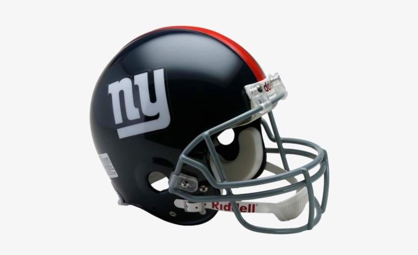 New York Giants Vsr4 Authentic Throwback Helmet - New York Giants Helmet, transparent png download