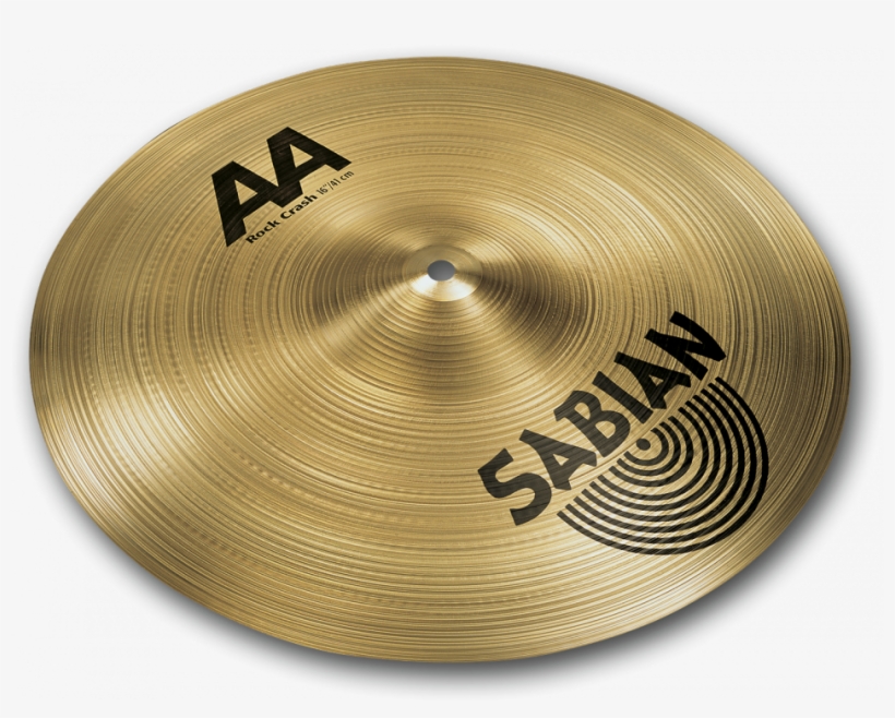Sabian Aa 16" Sound Control Crash Cymbal, Brilliant, transparent png download