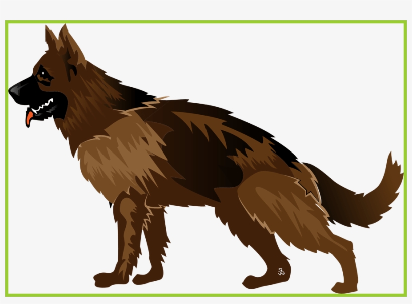 Clipart German Shepherd Dog - German Shepherd Dog Free Vector, transparent png download