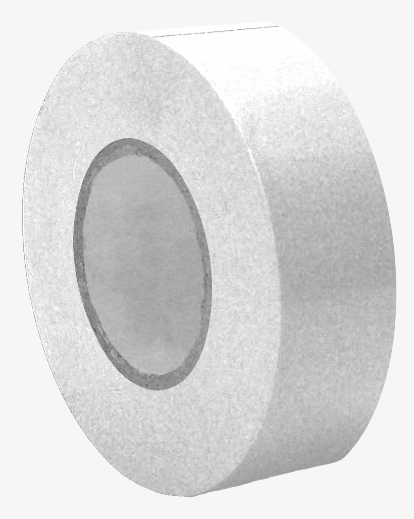 24mm X 66m Pvc Tape White - Circle, transparent png download