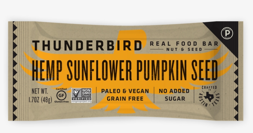 Hemp Sunflower Pumpkin Seed - Thunderbird Gluten Free Non-gmo Vegan Hemp Sunflower, transparent png download