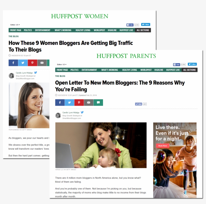 Huffington Post Contributor Candis Lynn Hidalgo - Web Page, transparent png download