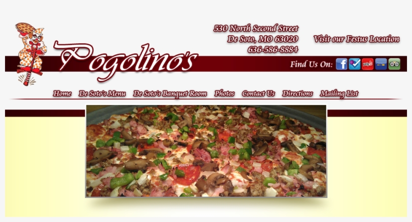 Welcome To Pogolino's - Pogolinos Desoto, transparent png download