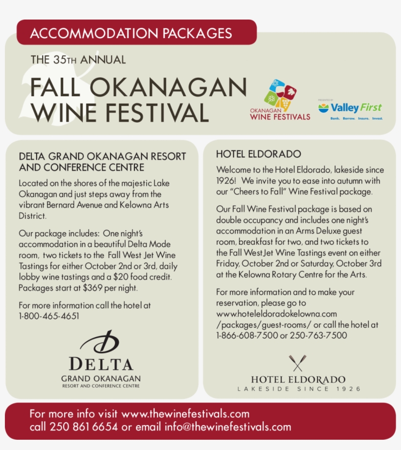 Fall Westjet Wine Tastings, transparent png download