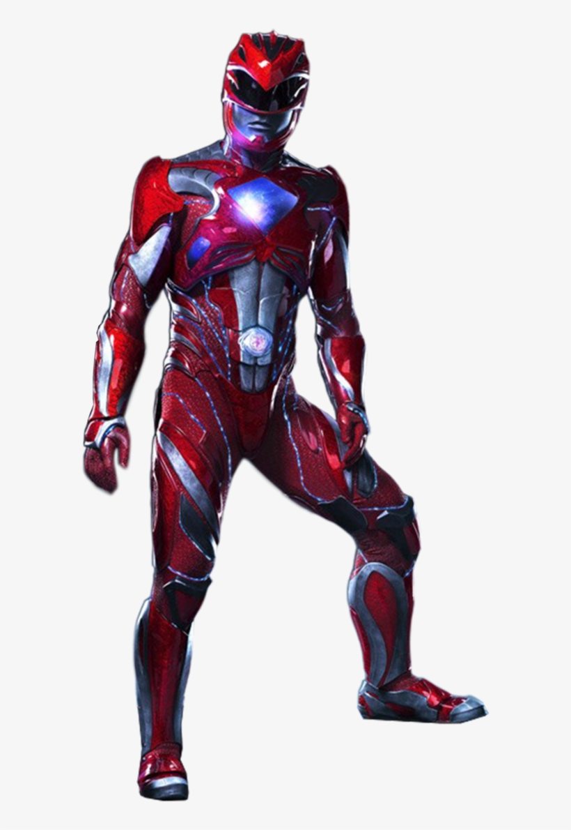 Png Power Rangers Movie - Power Rangers Movie Red, transparent png download