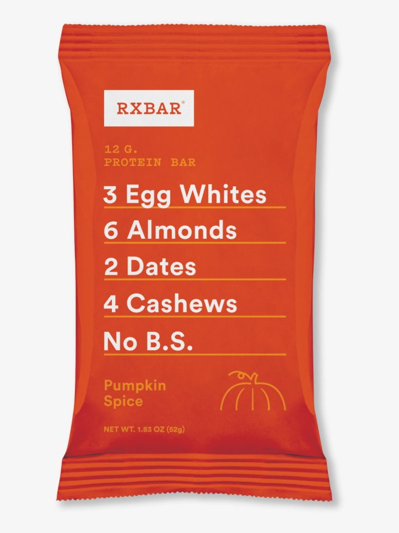 Pumpkinspice Rxbar - Rxbar Protein Bar, 12 G., Pumpkin Spice - 1.83 Oz, transparent png download