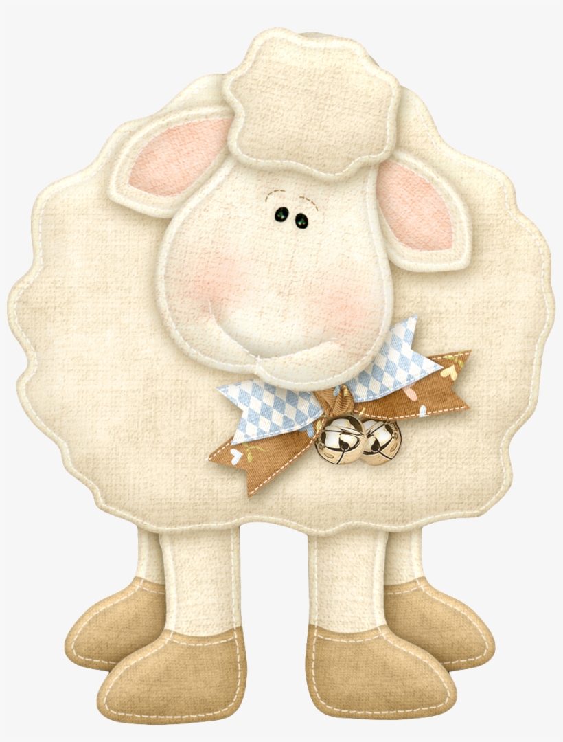 Transparent Christmas Sheep Png - Carneirinho Em Png, transparent png download