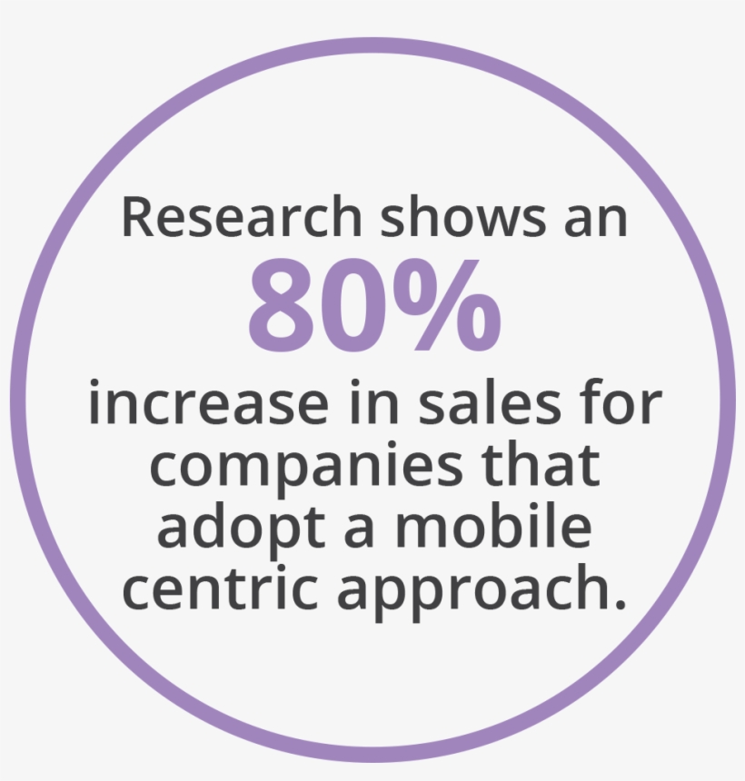 80% Increase In Sales, transparent png download