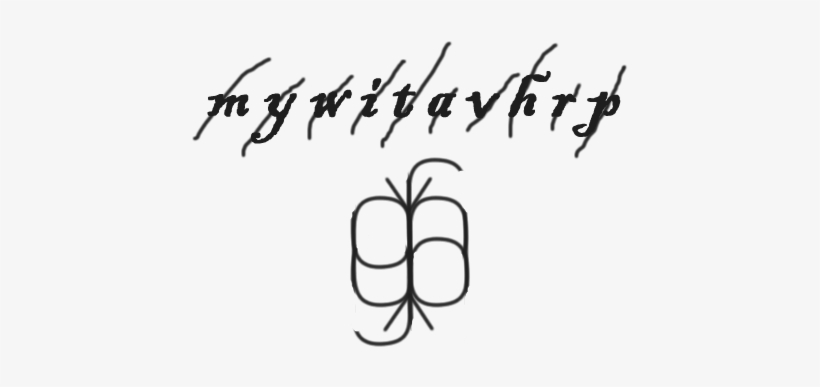 Creating A Sigil From Letters - Wiccan Sigil, transparent png download