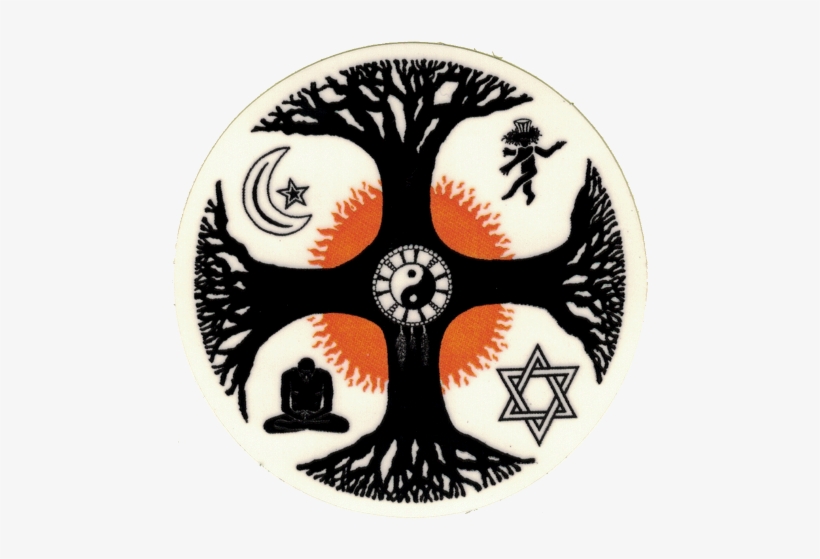 Small Bumper Sticker / Decal - Unity Of World Religion, transparent png download