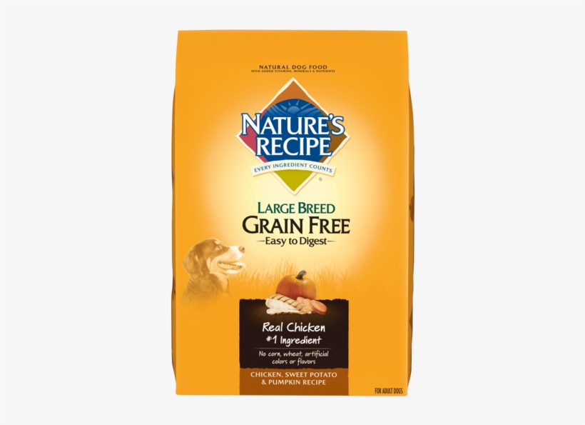 Nature's Recipe Large Breed Grain Free Easy To Digest - Natures Recipe Dog Food, transparent png download