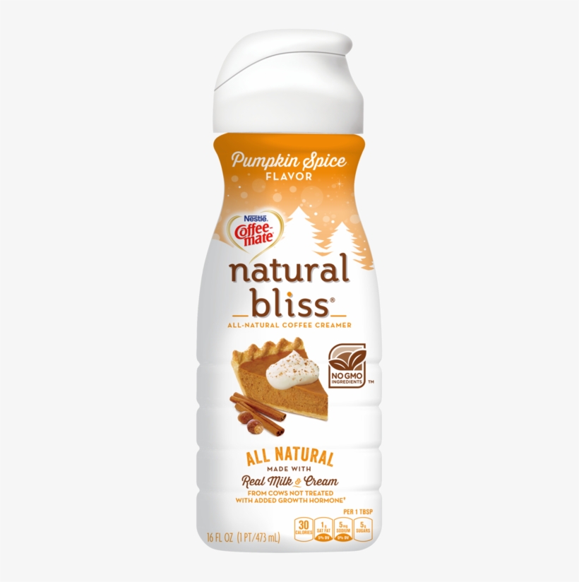 Nb Natural Bliss Pumpkin Spice - Natural Bliss Hazelnut Coffee Creamer, transparent png download