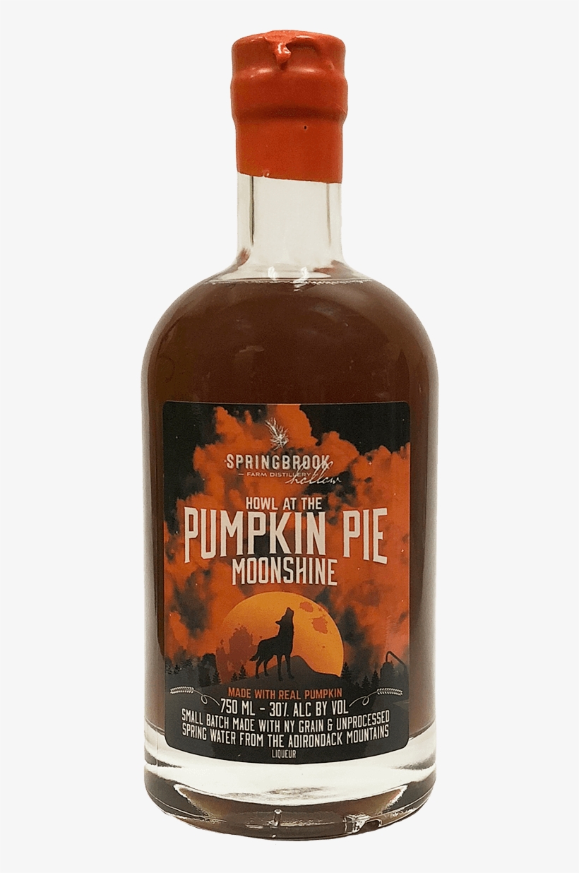 Springbrook Hollow Distillery Howl At The Pumpkin Pie - Glass Bottle, transparent png download